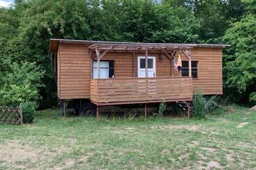 פנסיון Bauwagen Mit Gemeinschaftsbad