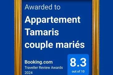 Turistihuoneistot Appartement Tamaris Couple Mariés