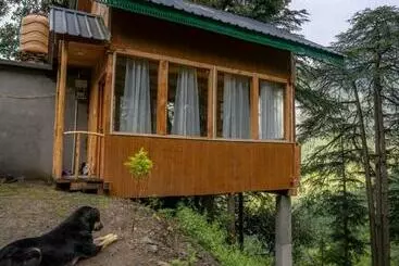 ベッドアンドブレックファースト Cliff Haven Treehouse & Cottages Jibhi
