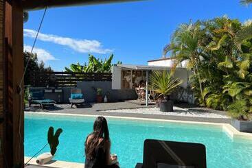 پانسیون Villa Ti Moon, Entre Deux, Piscine