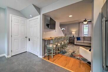 کلبه Morgantown Home W/ Deck ~ 2 Mi To Wv University!