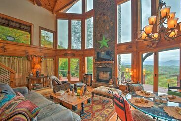 بيت ريفى Secluded Nantahala Forest Refuge W/ Mountain Views
