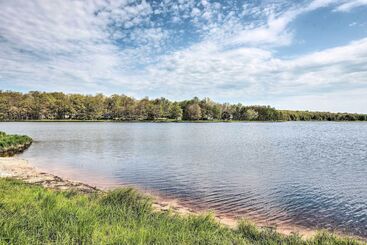 별장 Albrightsville Home: Deck, Fire Pit & Lake Access