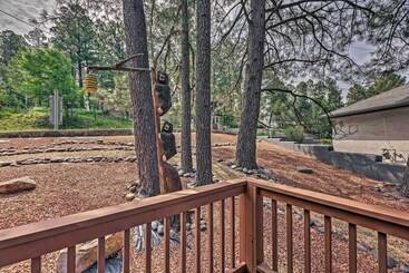 별장 Cozy Ruidoso Cabin W/ Private Hot Tub & Large Deck