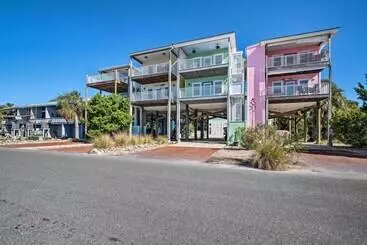 Vakantiehuisje Oceanfront Oasis In Cedar Key W/ 2 Balconies!