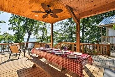 بيت ريفى Lakefront Rutledge Home W/ Fire Pit & Private Dock