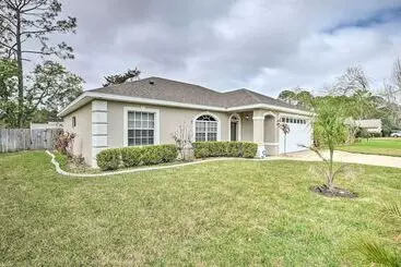 コテージ Pet Friendly Palm Coast Home W/ Pool Table & Patio