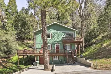 Mökkimajoitus Remodeled Crestline Retreat: Walk To Lake Gregory!