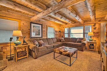 קוטג'' Cozy Log Cabin On 19 Acres, 20 Mi To Oneonta!