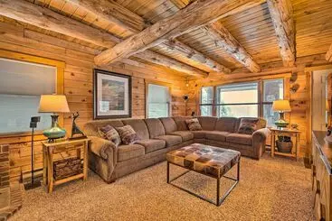 コテージ Cozy Log Cabin On 19 Acres, 20 Mi To Oneonta!