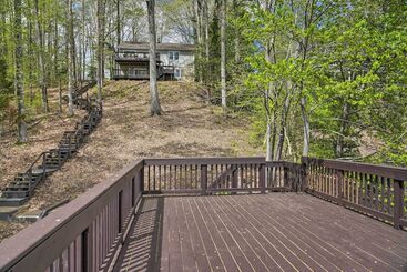Waterfront Cottage W/ Boat Dock & 3 Decks!