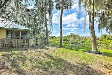 Mökkimajoitus On Lake Istokpoga: Lorida Home W/ Lanai!