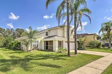 Mökkimajoitus < 5 Mi To Disney Parks: Spacious Home W/ Lanai