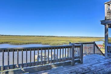 بيت ريفى Sunset Beach Home W/ 4level Deck ~ 1 Mi To Pier!