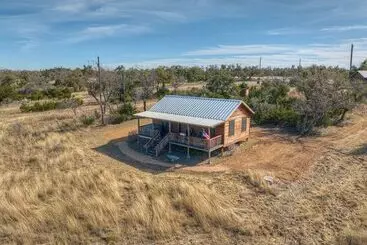コテージ Rockyridge Cabin Hill Country Views 20 Min To Fred