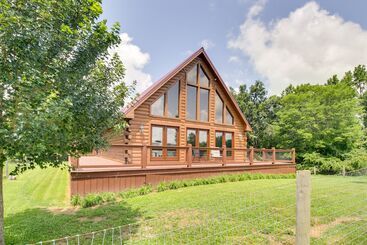 Hus på landet 12 Mi To Staunton River: Nathalie Cabin W/ Deck