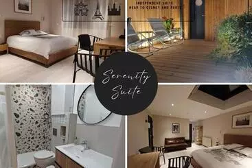 Aamiaismajoitus (B&B) Serenity Indepedent Suite Near To Disneyland & Paris