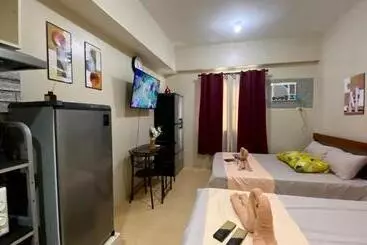 アパートホテル Cebu City Proper Across Sm City Cebu With Two Beds