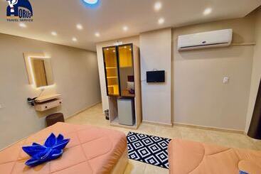 호텔 Horus Horizon Inn Pyramids View