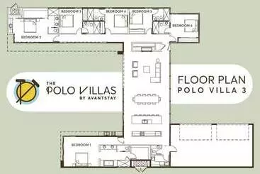 Mökkimajoitus Polo Villa 3 By Avantstay Features Expansive Putting Green, Pool, Spa & Outdoor Firepit 260328 6 Bed