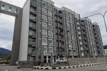 アパートホテル Homestay Pangsapuri Simfoni 3br 7pax Kuah Langkawi