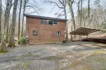 Mökkimajoitus Charming Cabin W/ Fire Pit & Decks ~ 7 Mi To Helen