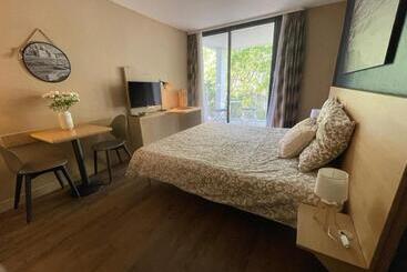 アパートホテル Studio Prado Plage Piscine Terrasse