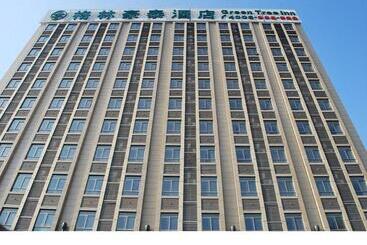 בית מלון כפרי Greentree Inn Shanghai Jiading Newtown Malu Subway Station Business