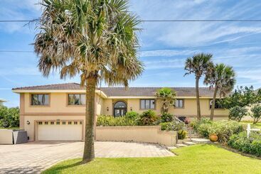 Gîte Rural Oceanfront Flagler Beach Home W/ Decks & Gas Grill