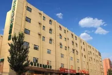 Otel Greentree Inn Beijing Chaoyang Beiyuan Beijing Meeting Center Express