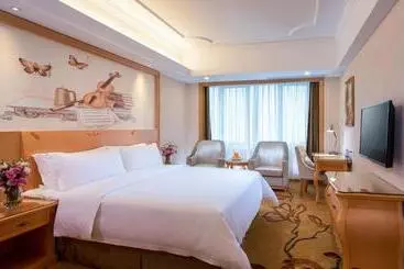 维也纳国际酒店上海浦东机场自贸区店一提供浦东机场和迪士尼免费班车接送