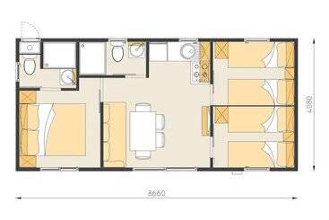 בית מלון כפרי Porton Mobile Home