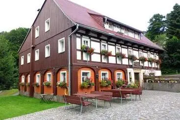 Aamiaismajoitus (B&B) Pension Grenzbaude, Waltersdorf, Sachsen