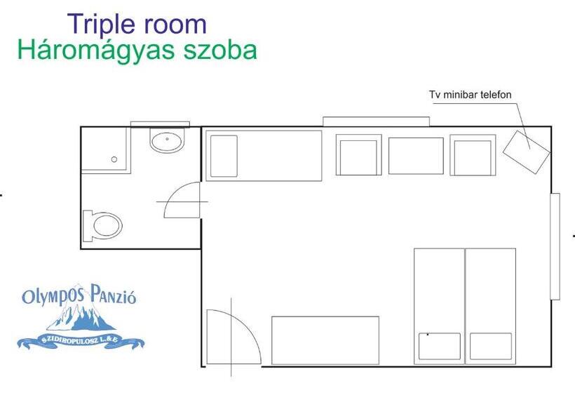 酒店 Olympos Panzió