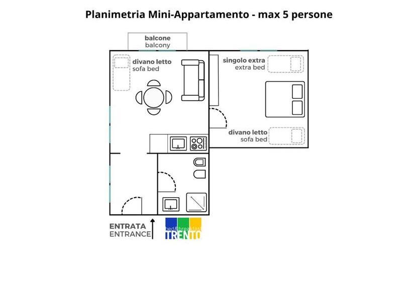 B&b Trento   Only Self Check In