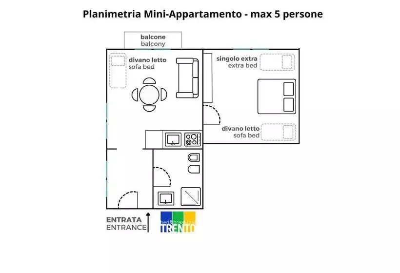 B&b Trento   Only Self Check In