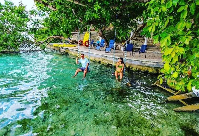 ホテル Villas Ichkabal Bacalar