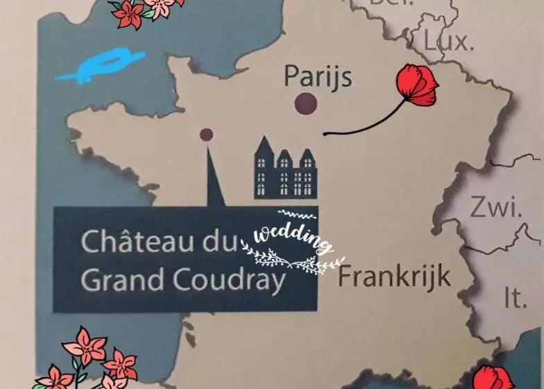 Aamiaismajoitus (B&B) Le Chateau Du Grand Coudray