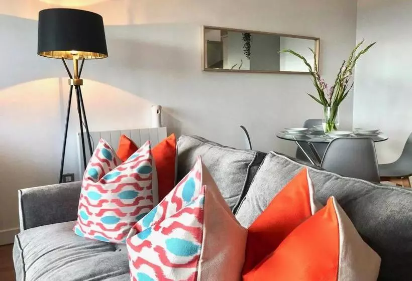 Heart Of Sheffield City With Balcony Views And Modern Decor