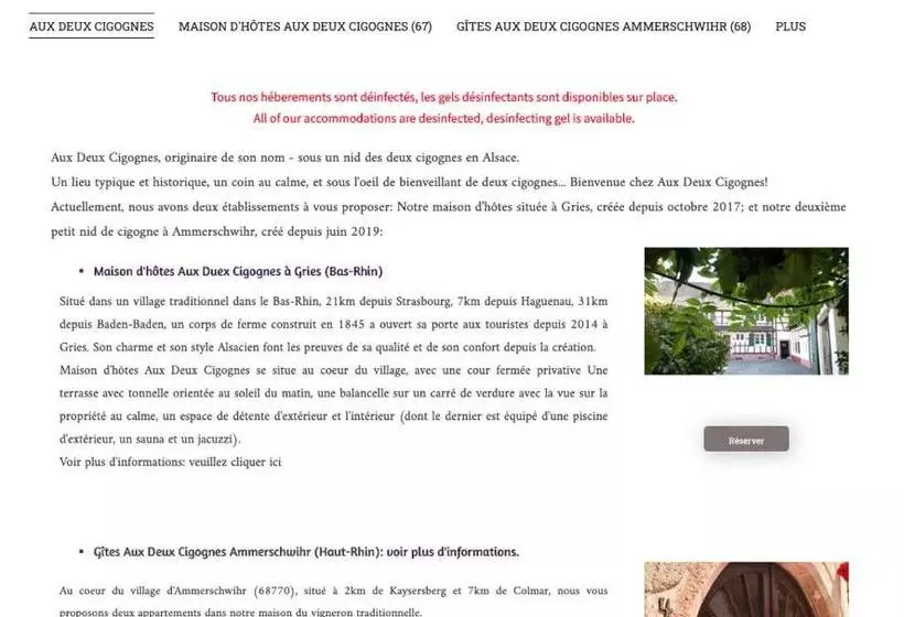 Aux Deux Cigognes Ammerschwihr