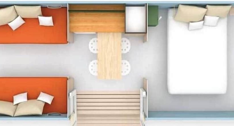 ホテル Camping Le Mas Des Chenes