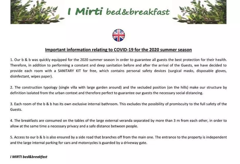 I Mirti B&b