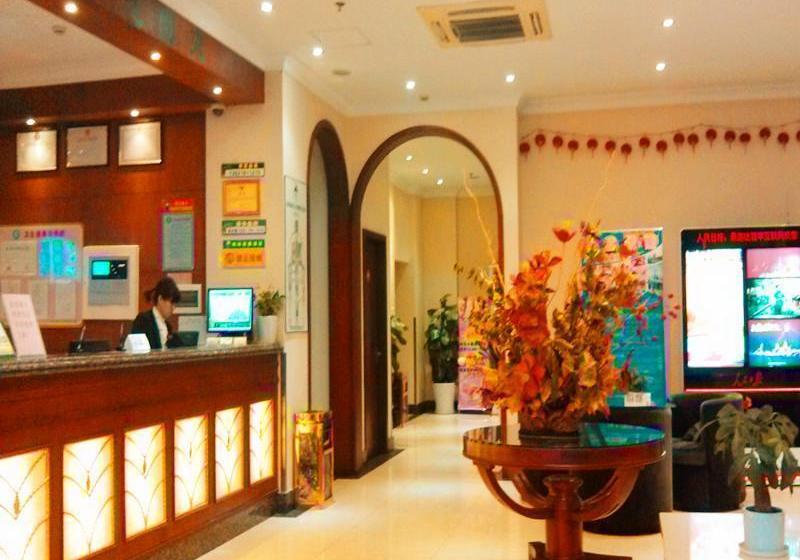 בית מלון כפרי Greentree Inn Shanghai Songjiang University City New Songjiang Road Express