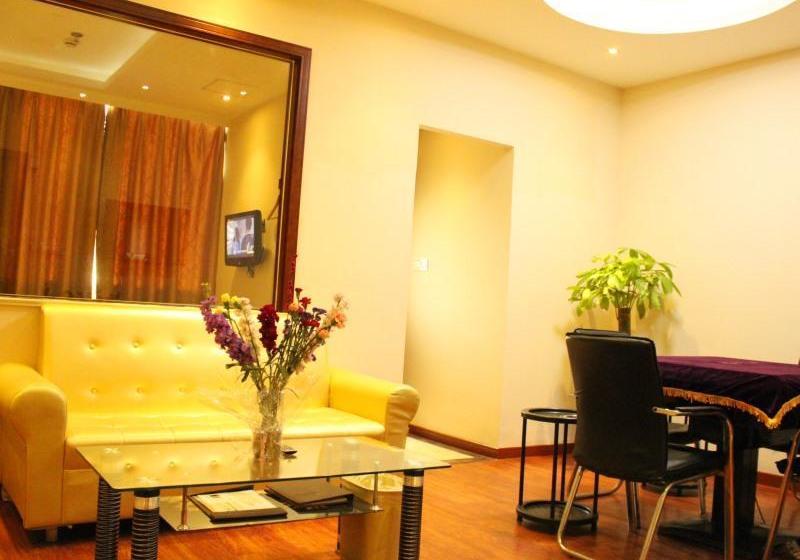 בית מלון כפרי Greentree Inn Shanghai Songjiang University City New Songjiang Road Express