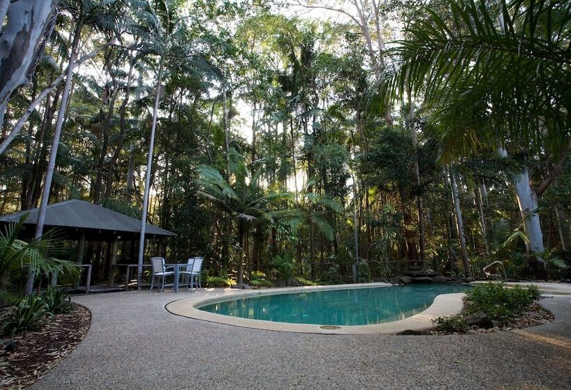 ホテル Amore On Buderim Luxury Rainforest Cabins