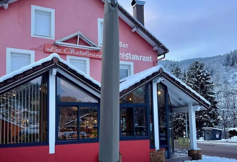 هتل Logis Hôtel, Chalets Et Restaurant Les Chatelminés