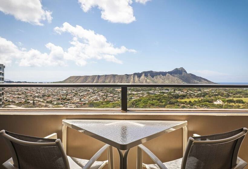 Diamond Head View At Waikiki Sunset With Parking