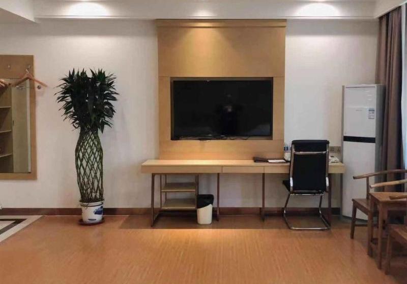 בית מלון כפרי Greentree Inn Xingtai Qinghe County Wusong Park Business