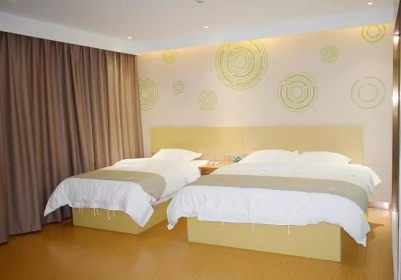 Hotelli Greentree Inn Xingtai Qinghe County Wusong Park Business