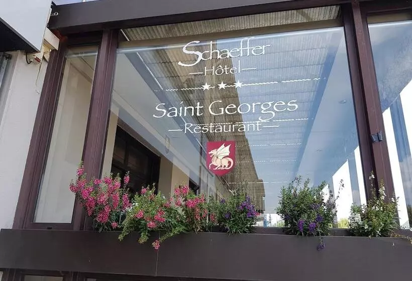 ホテル Logis Hôtel Schaeffer Rest St Georges